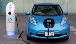 recarga de la batería de coche electrico